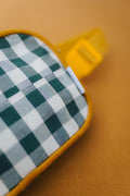 Fanny Pack gingham in Green Grass by Bettys Home. Belt Bag 3