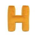 velvet letter cushion h yellow by bettys home front picture
