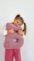 little girl with corduroy letter cushion B by bettys home 2