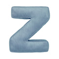 Corduroy Letter Cushion Z by Bettys Home in blue 