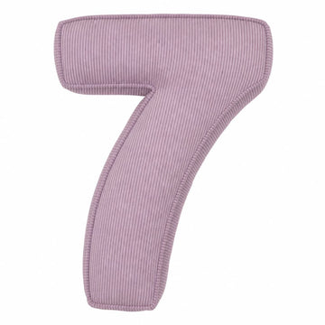 Corduroy Number Cushion 7 | Number Pillow 7