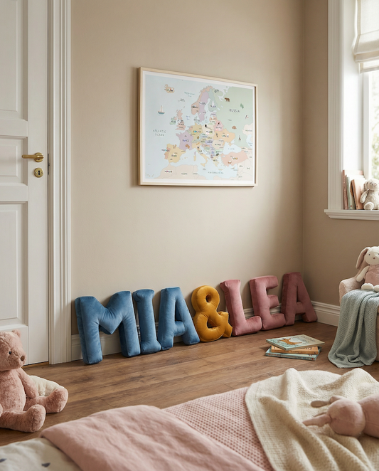 Set of 10 Velvet Letters