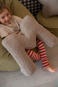 boucle letter cushion M n room by bettys home kids gift idea teddy cushion letter shaped pillow