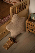 boucle star cushion mocha by bettys home. deco pillow kids gift idea. kids room decoration